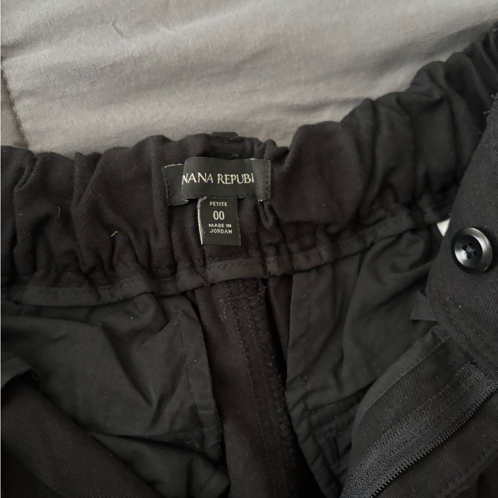 Banana Republic Black Cargo Tie Pants - Picture 5 of 6